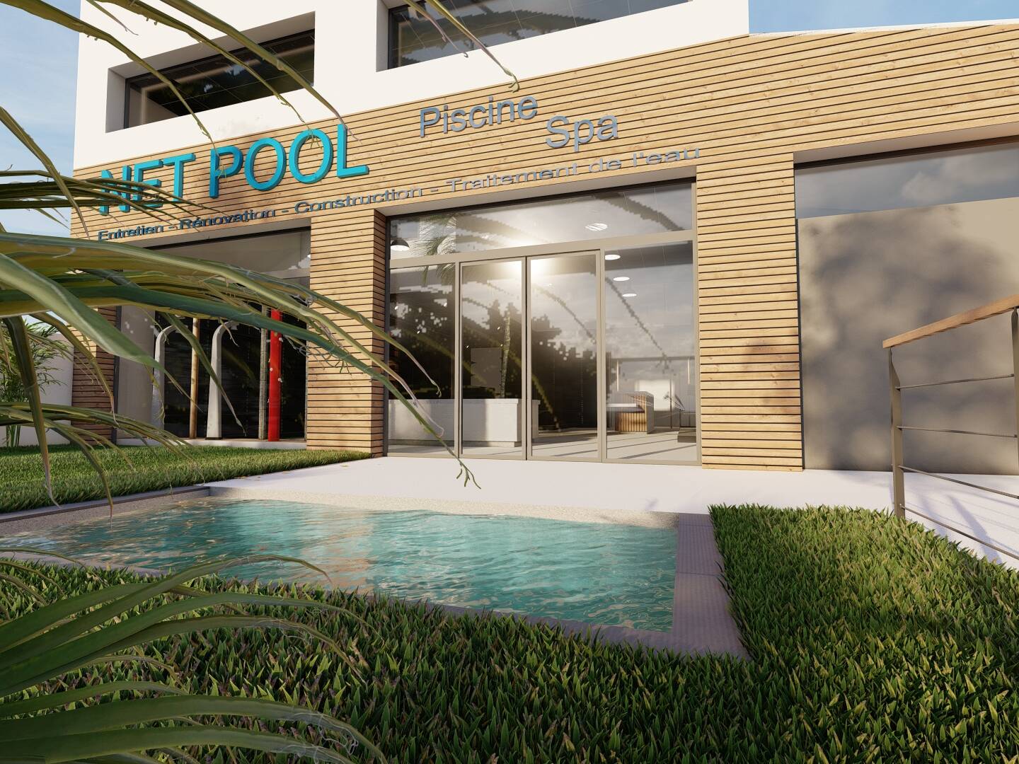 netpool piscine enseigne