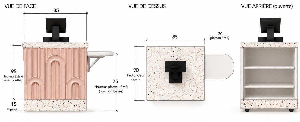 mobilier caisse glacier